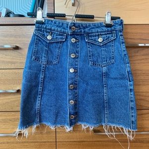 Classic jean skirt from Zara